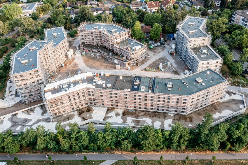 Im Karlsruher Stadtteil Daxlanden ist auf 80.000 Quadratmetern...