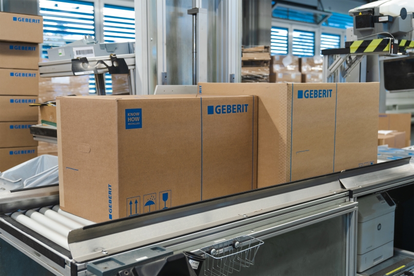 Die optimierte Verpackung für die Dusch-WCs AquaClean...