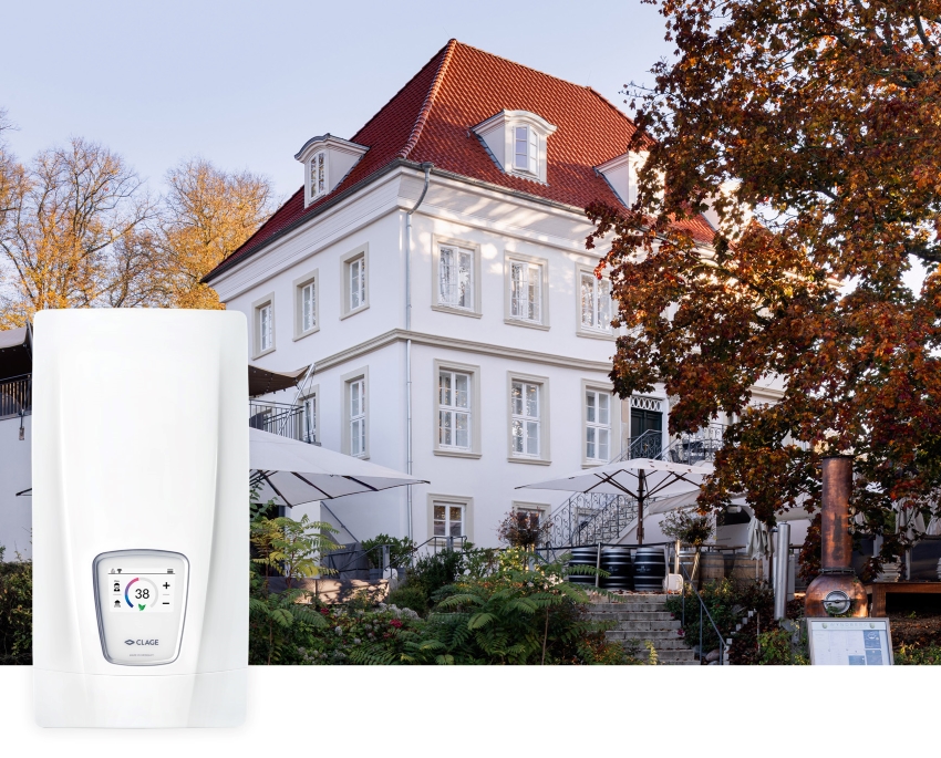 Durchlauferhitzer „DSX Touch“ und Hotel Wyndberg