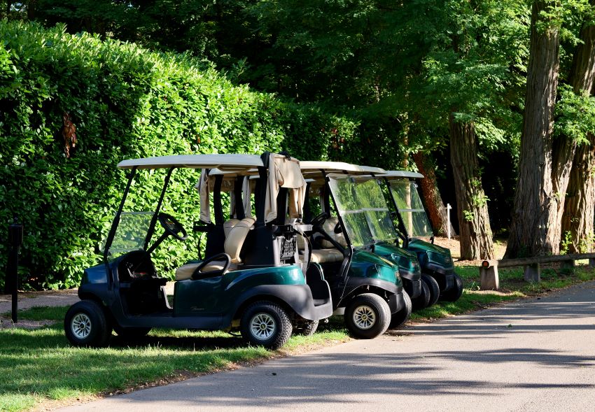 Abwasser aus der Reinigung von Equipment auf Golfplätzen...