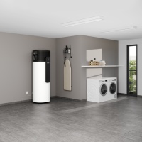Die Warmwasser-Wärmepumpe WWK-I Plus von Stiebel Eltron vereint effiziente und umweltfreundliche Warmwasserbereitung mit einfacher Bedienung und zeitlosem Design, das jetzt mit dem iF Design Award ausgezeichnet worden ist.<br />Bilder: Stiebel Eltron