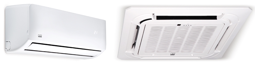 Kombiniert wird das VRF Multi-Klimasystem MVV DC mit...