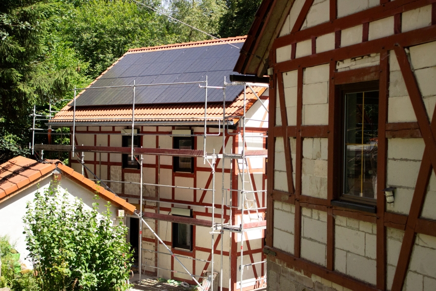 Die historische Mühle im Mittelrheintal wird zum kfW-40-Haus:...