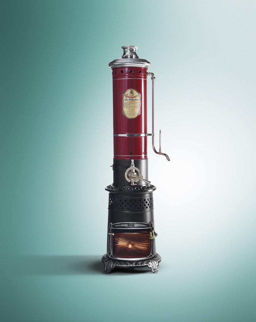 Patentierte Entwicklung aus dem Jahre 1894: der Vaillant...