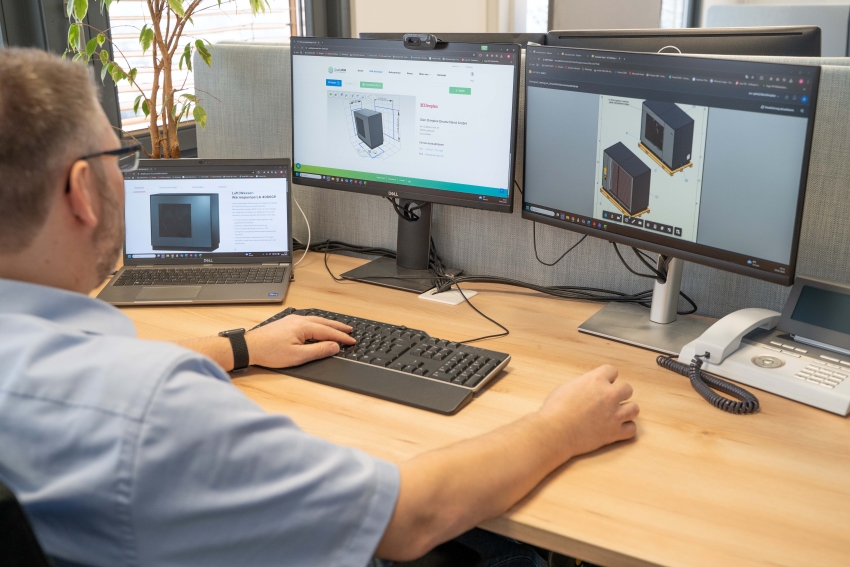 Mit einem 3D‑Viewer lassen sich die Wärmepumpen räumlich...