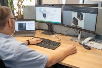 Mit einem 3D‑Viewer lassen sich die Wärmepumpen räumlich.......