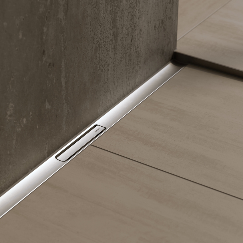 Die CleanLine30 Duschrinne aus Edelstahl ist langlebig...
