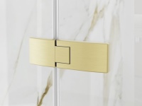 Neben technischer Präzision überzeugt die Glasdusche Roth Alina durch ihre Designvielfalt. Die hochwertigen Profilfarben Chrom, Schwarz soft und Gold gebürstet<br />ermöglichen eine harmonische Integration in unterschiedliche Badwelten.<br />Bilder: Roth Werke