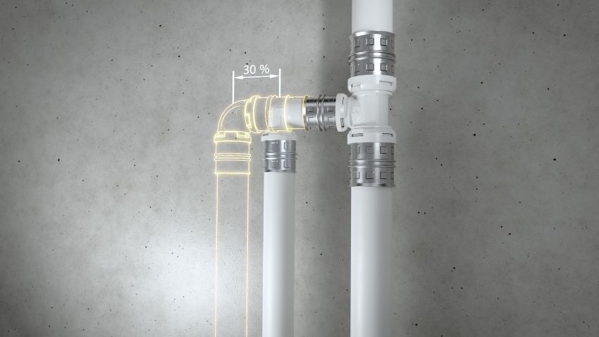 Aufgrund des platzsparenden Designs ist der neue alpex...