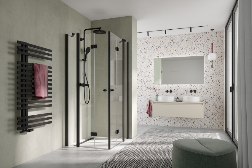Markanter Materialkontrast: RenoDeco Betonoptik, Oliv...
