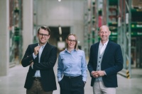 Marten Reißer, Jessica Reißer und Alexander Bruggner (vlnr) bilden nun die neue Dreierspitze beim SHK-Großhändler REISSER. <br />Bild: Reisser 