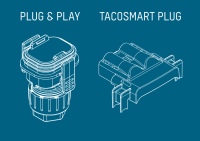 Die Umwälzpumpen der Generation TacoFlow3 lassen sich dank bewährtem Plug & Play oder TacoSmart Plug, der kompakten Alternative für eine besonders schnelle Inbetriebnahme, ganz einfach montieren.<br />Bilder: Taconova