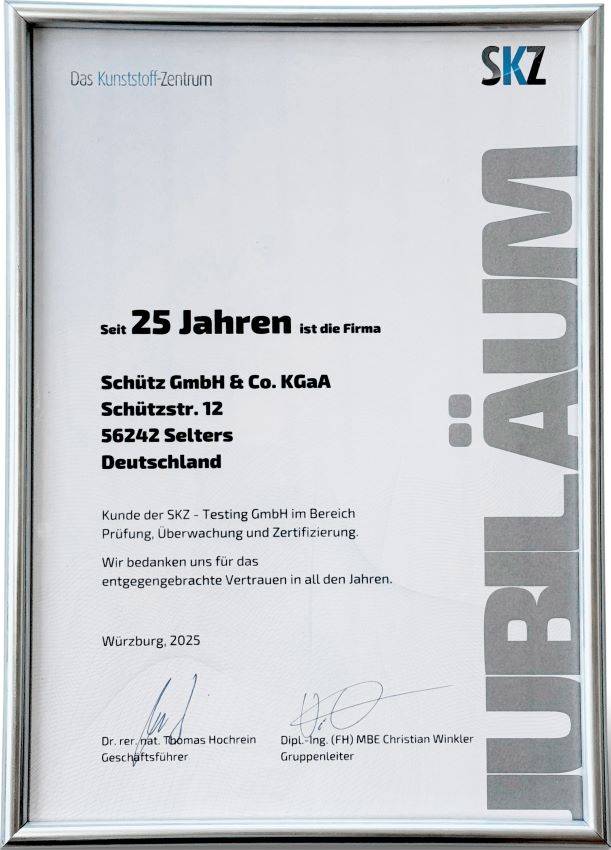 Zertifikat: Seit 25 Jahren überprüft die SKZ Testing...