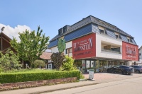 Das Weinhotel Hornstein in Nonnenhorn. Seit der Eröffnung im Jahr 2020 sorgt ein digitales Heizungssystem von blossom-ic für eine bedarfsgerechte Wärmeverteilung im gesamten Gebäude.