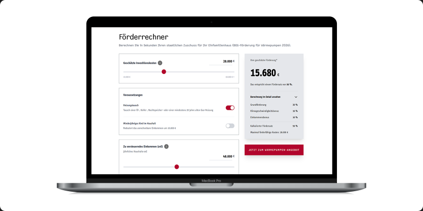 Mit dem neuen Förderrechner von Stiebel Eltron lässt...