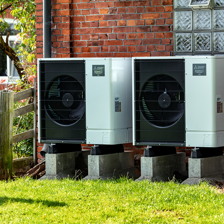 Gebündelte Power: Ecodan Kaskade für größere Leistungsbereich...