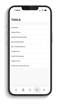 Alle Funktionen auf einen Blick: Nutzer finden sich dank der übersichtlichen Auflistung schnell zurecht.