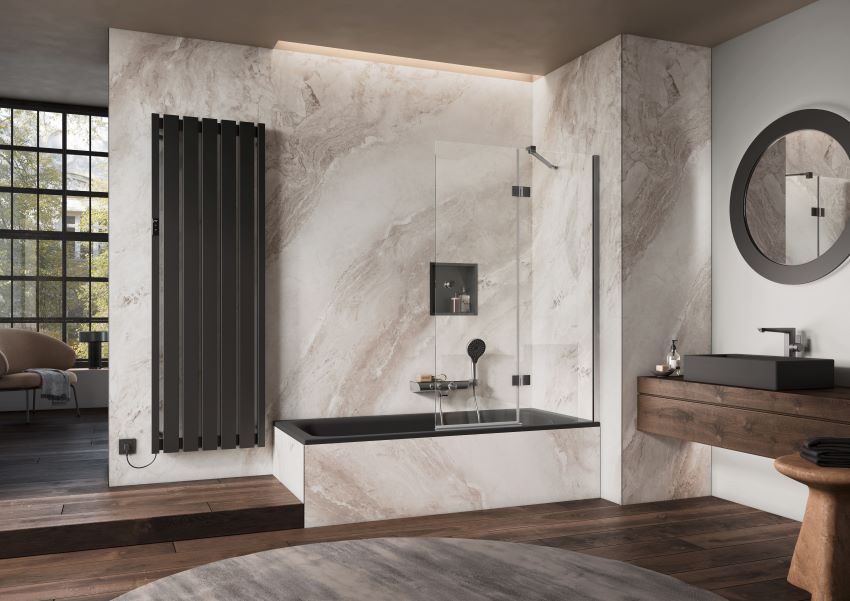 RenoDeco Perlmatt im Marmordekor Onyx-Grau sorgt mit...