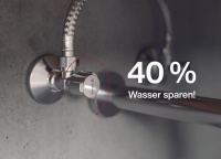 Eckventile von SCHELL ermöglichen eine einfache Nachrüstung, ohne bestehende Armaturen auszutauschen. Optimal einreguliert, können sie den Wasserverbrauch ohne Komfortverlust um bis zu 40 % senken.<br /><br />Quelle: SCHELL