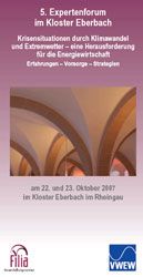 Flyer für das diesjährige VWEW-Expertenforum.