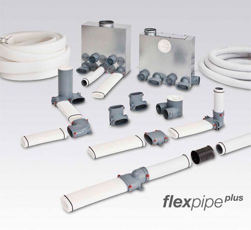Das Helios Luftverteilsystem FlexPipe wird zu FlexPipe...