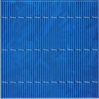 Multikristalline rückseitenkontaktierte MWT-Solarzelle........