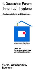Der aktuelle Info-Flyer für das 1. Deutsche Forum innenraumhygiene.......
