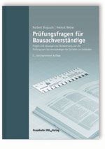 Das aktuelle Cover des Fachbuches "Prüfungsfragen für.......