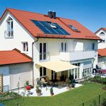 Die neuen Solarkollektoren von VELUX bieten Sicherheit.......