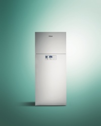 Mit der innen aufgestellten Luft/Wasser-Wärmepumpe versoTHERM plus kann ein individuelles System zur <br />Wärme-, Warmwasser- und Frischluftversorgung aufgebaut werden.<br />Bild: Vaillant<br />