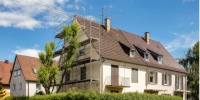 Noch im Originalzustand: Wohnhaus aus den 1950er-Jahren vor der Modernisierung. <br />Bild: Bausparkasse Schwäbisch 