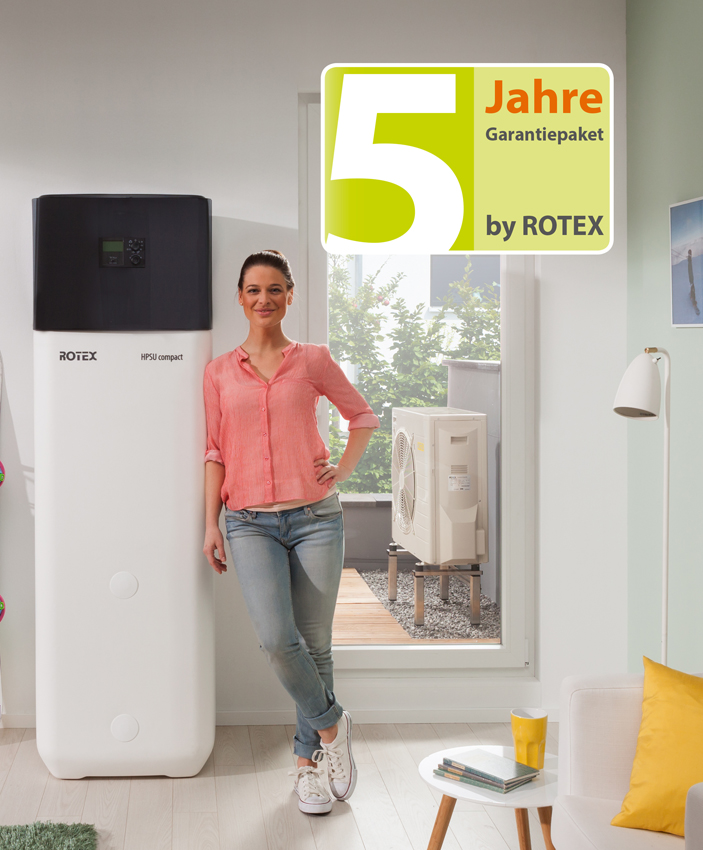 Das Garantiepaket von ROTEX sorgt für entspannte Kunden...