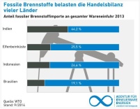 Anteil fossiler Brennstoffimporte an gesamter Wareneinfuhr.......