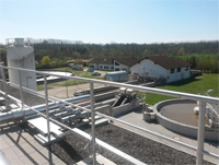 Kläranlage in Saulheim. Bild: Verbandsgemeinde Wörrstad.......