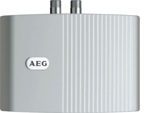 Bei den neuen 6,5kW-Klein-Durchlauferhitzern von AEG...