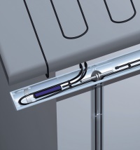 Hochwertige Werkstoffe und intelligente Regeltechnik von AEG Haustechnik ermöglichen dem Fachmann die einwandfreie und sicherheitsgeprüfte Ausführung einer Dachrinnen- und Rohrbegleitheizung. <br /><br /><b>Foto:</b> AEG Haustechnik