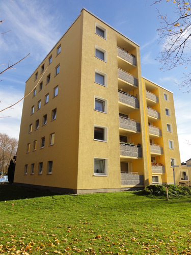 In den Häusern am Brütingsweg in Dortmund-Wickede wohnen...