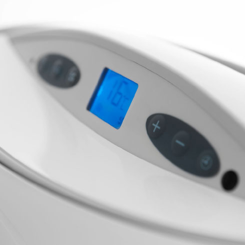 Bis ins Detail sind die neuen mobilen AEG Raum-klimageräte...