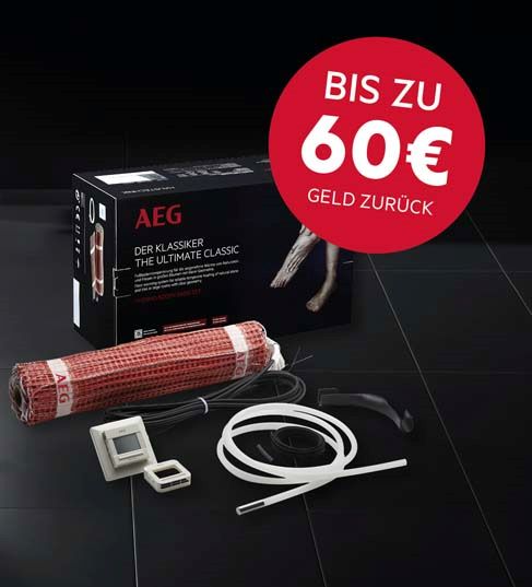 Geld zurück gibts jetzt von AEG Haustechnik für Endkunden...