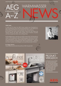 In mehr al 125 Jahren hat AWG immer wieder neue Standards.......
