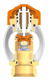 Fußboden-Heizkreisverteiler mit der patentierten AFC-Technologie (AFC = Automatic Flow Control) regeln die maximale Durchflussmenge gänzlich unabhängig von dem am Ventil anliegenden Differenzdruck.