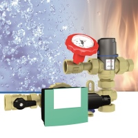 Das neue Warmwasser-Zirkulationssystem WZS 75 von AFRISO wurde zur Erstellung einer Brauchwasser-Zirkulationsanbindung an einen<br />Energiespeicher mit bereits vorhandener sicherheitstechnischen Ausrüstung konzipiert. Das System optimiert die Temperaturregelung in der Warmwasserzirkulation und sorgt für eine geringere Abkühlung im Speicher. <br />Bild: AFRISO<br />