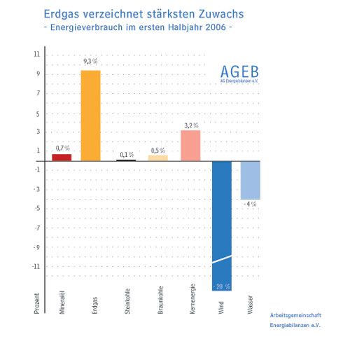 Der Verbrauch an Primärenergieträgern stieg in den...