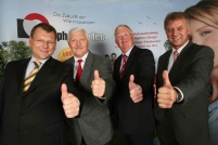 Die neue Führungsmannschaft von Alpha-InnoTec blickt.......