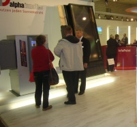 In Basel bringt der neue Alpha-InnoTec Stand in Halle.......