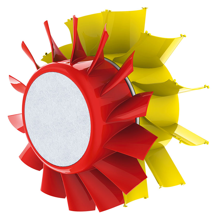 Das optimal aufeinander abgestimmte System aus Kunststofflaufrad...