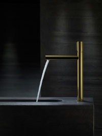 Ob radikaler oder moderner Purismus - beide Stil-Ausprägungen stehen in der neuen AXOR Armaturenkollektion, die auf der ISH Premiere feiert, im Mittelpunkt.<br />Bild: Hansgrohe SE