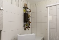 Pro Wohneinheit versorgt eine dezentrale Wohnungsstation von Danfoss die Räume mit Heizungs- und Trinkwarmwasser.<br />Bild: Danfoss GmbH, Offenbach