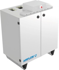 Die neue Lüftungsgeräte-Serie DUPLEXbase PT sorgt zuverlässig für eine bedarfsgerechte Frischluftzufuhr, spart Platz und Kosten.<br />Bild: Airflow Lufttechnik