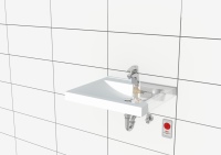 Da in stark frequentierten Waschräumen die Installationssicherheit der Sanitärprodukte eine zentrale Rolle spielt, ist die optionale Hygieneeinheit für den AQUAFIT Einhebelmischer jetzt auch als Wandeinbauvariante für Trocken- und Nassbau erhältlich.